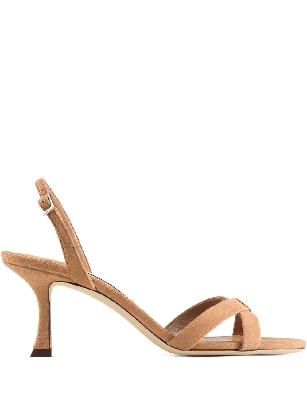 65mm Elsy sandals ELSY 70 SUE TOFFEE JIMMY CHOO 