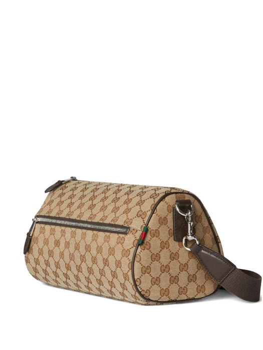 small logo-patterned cylindrical shoulder bag 834455 FAEPT9753 GUCCI 