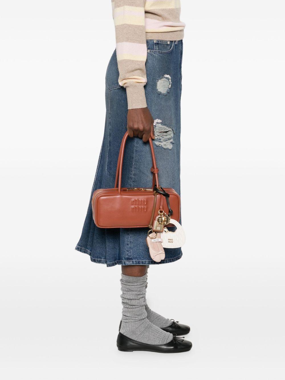Beau leather tote bag 5BB173 V OTM 2CRWF0033 MIU MIU 