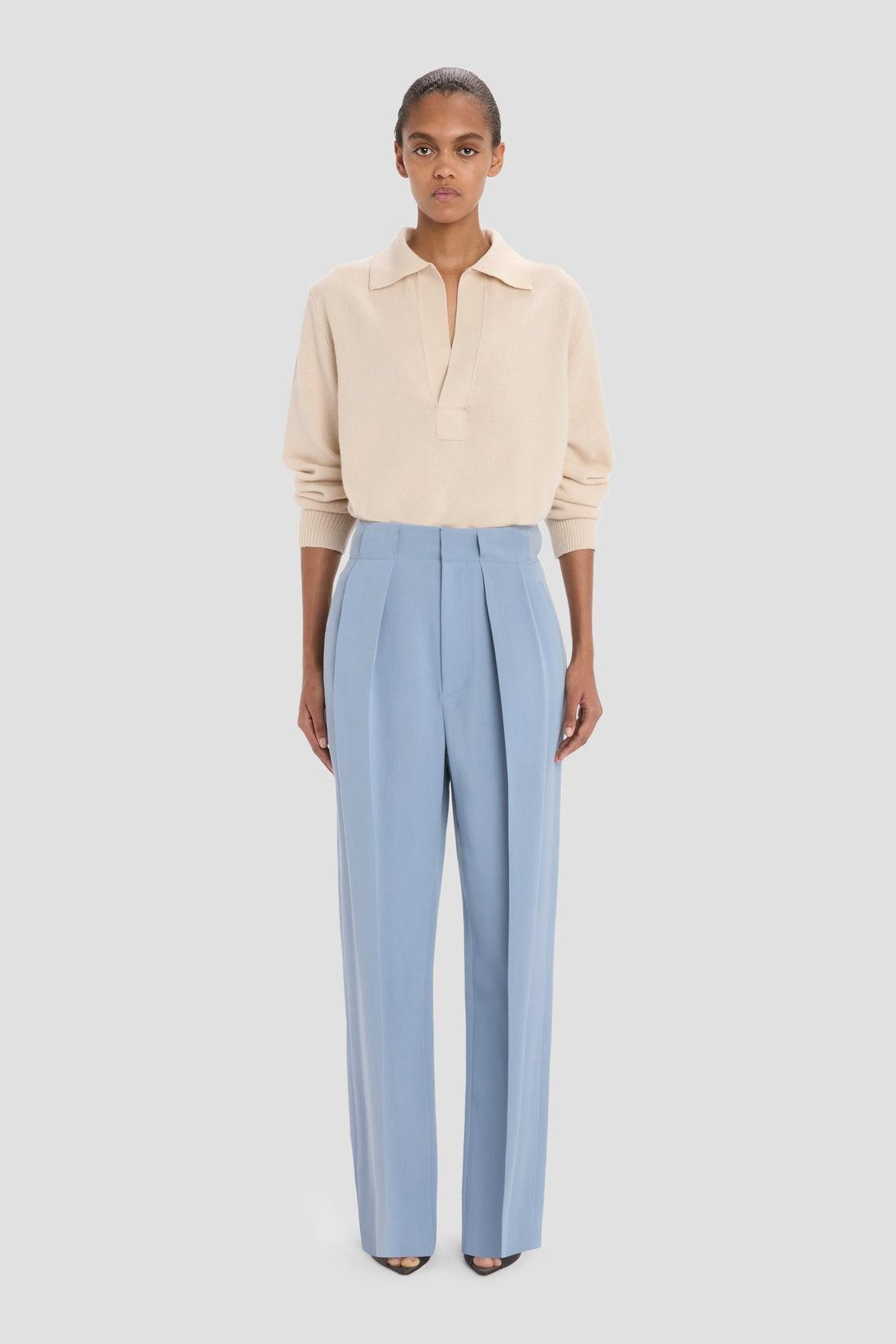 Fluid tailored trouser 1326WTR007361A 9908 VICTORIA BECKHAM 