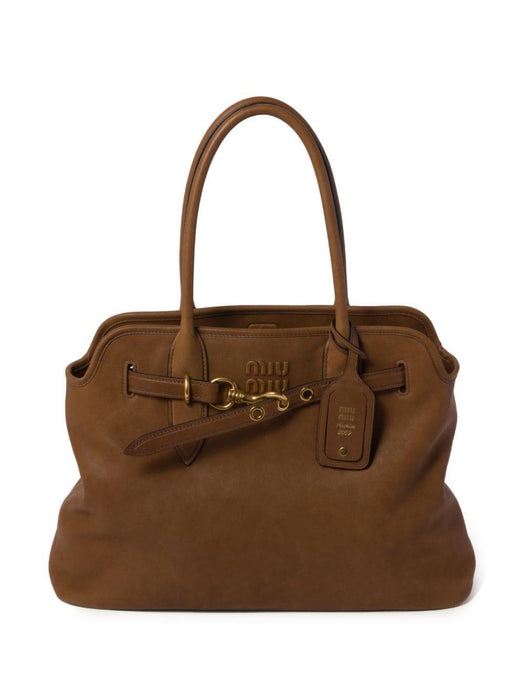 nappa-leather tote bag 5BG291 V OON 2BBLF0316 MIU MIU 