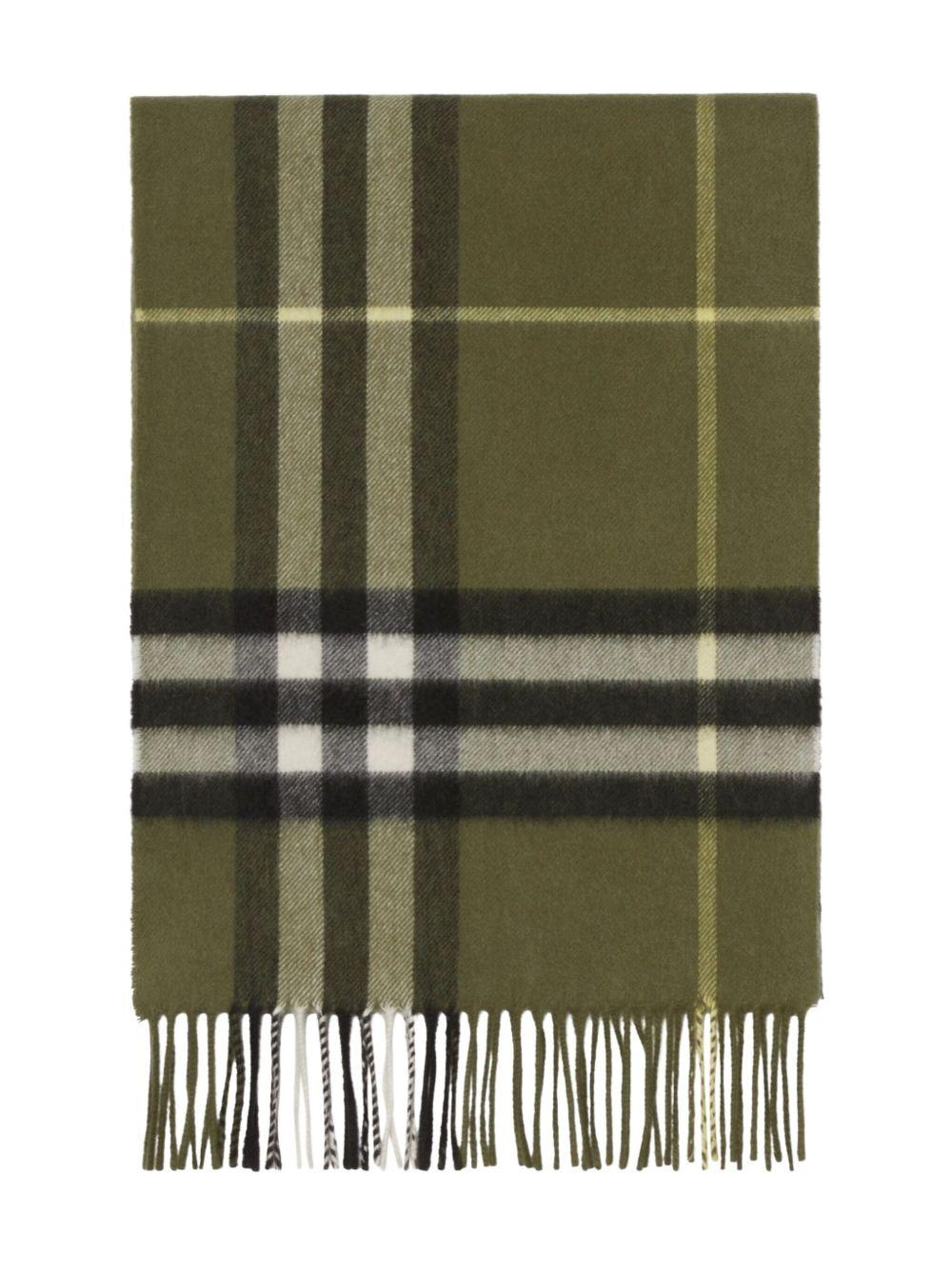 checked cashmere scarf 8112646 C3265 BURBERRY 