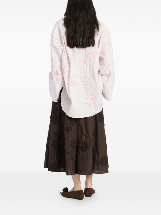 flower oversized shirt 1151031809 1809 ROTATE 
