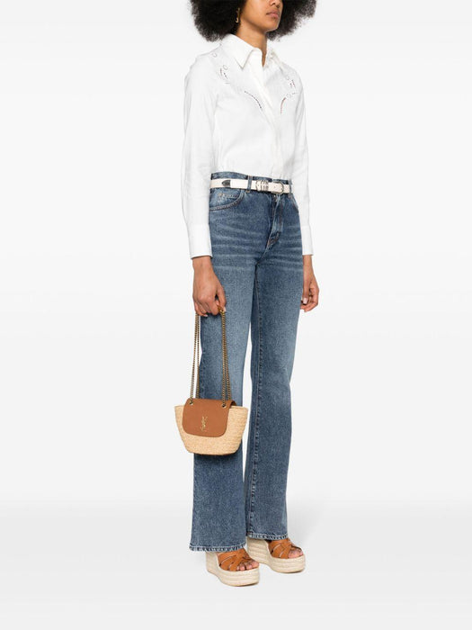 small Manon raffia crossbody bag 774269 GAAED9051 SAINT LAURENT 