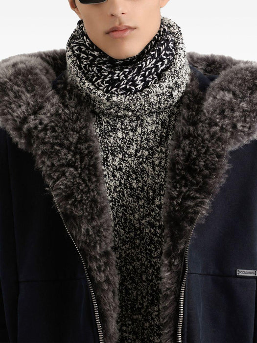 fur-trimmed zip-up hoodie G9BVOZ G7PLDN0000 DOLCE & GABBANA 