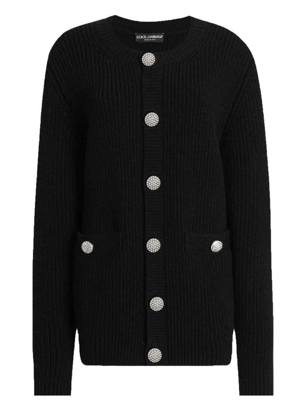 jewel-button ribbed cardigan FXVCDZ JDVF0N0000 DOLCE & GABBANA 
