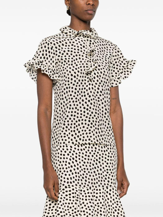 ruffled-neck blouse 26SHT33306 94Q CHLOÉ 