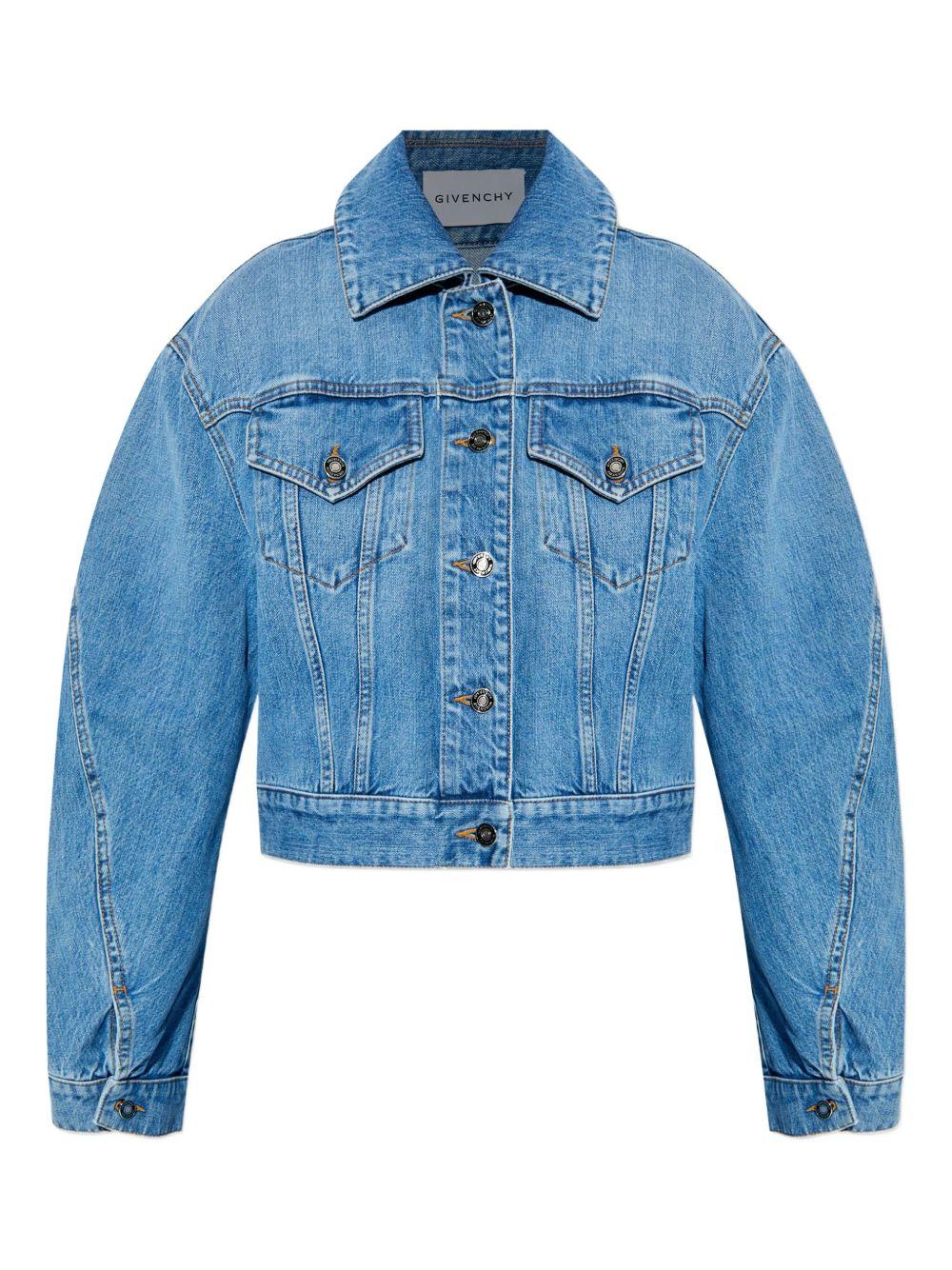 puffed-sleeve denim jacket BW00SK516F 420 GIVENCHY 
