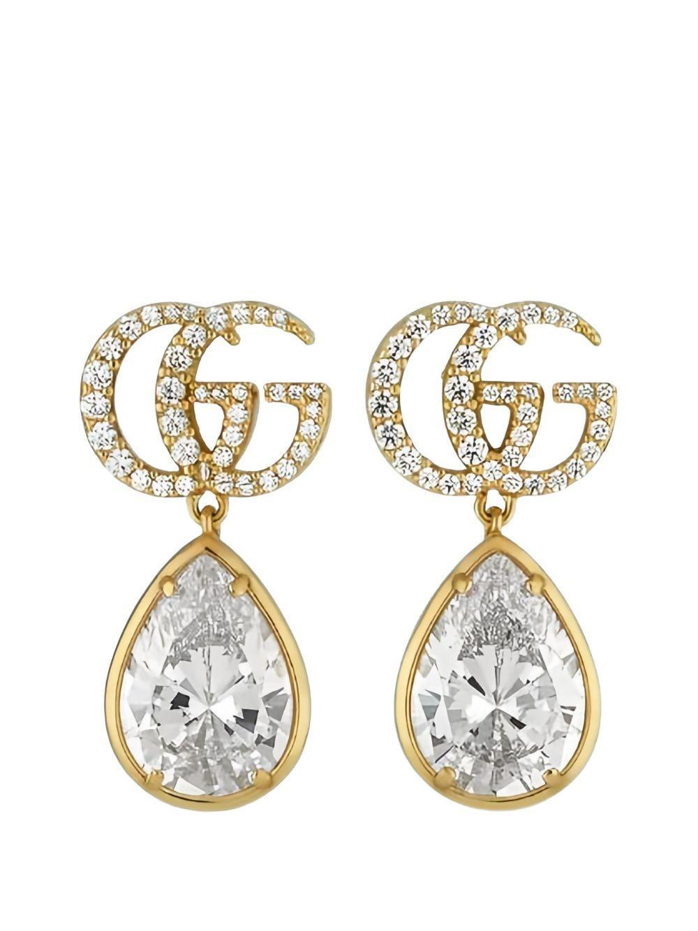 GG Marmont crystal drop earrings 854854 JAAHV8062 GUCCI 