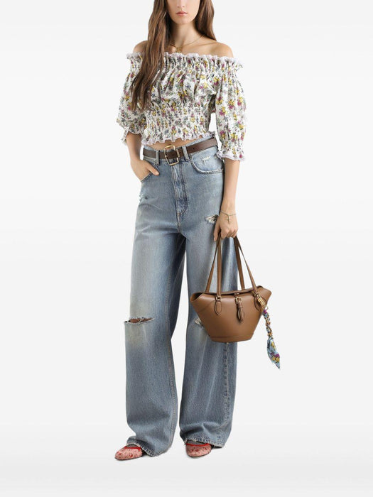 floral-print off-shoulder top F7BG4T HS5T9HA5XL DOLCE & GABBANA 