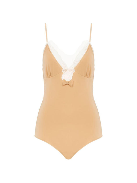 Lace-trimmed ruched bodysuit 26UBD34989 277 CHLOÉ 