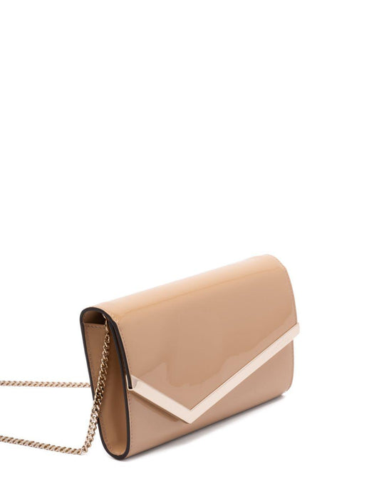 Emmie clutch bag EMMIE PAT CHAI/LIGHT GOLD JIMMY CHOO 