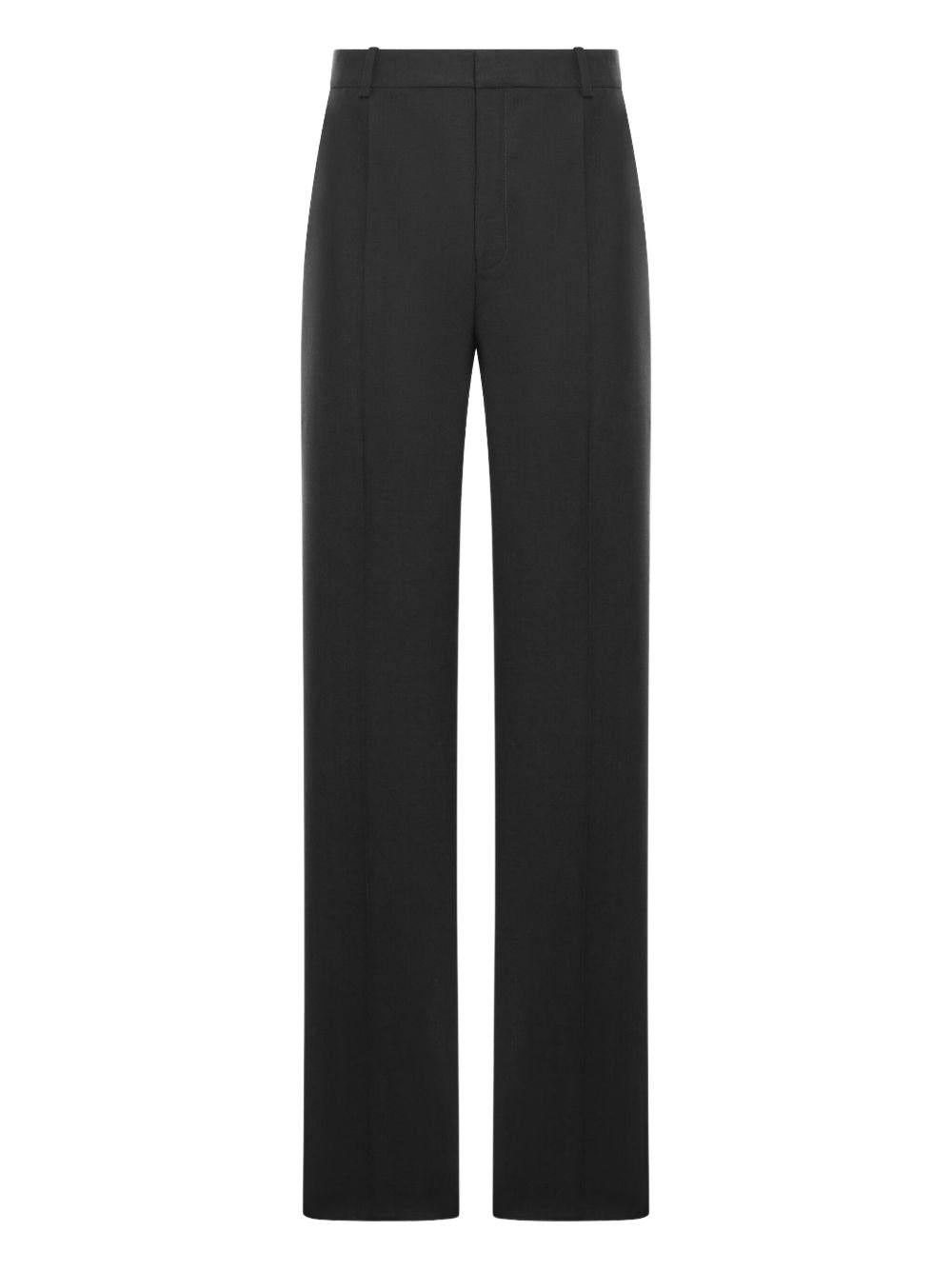 high-rise pants in wool<BR/> 844153 Y5K321000 SAINT LAURENT 