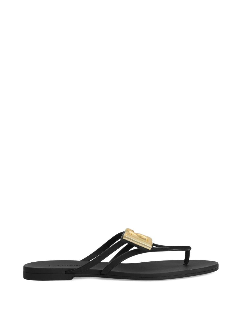 logo plaque flip-flops CW2418 AY8178E831 DOLCE & GABBANA 