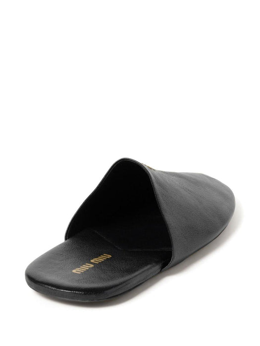 leather slippers 5S322E F A005 3AP6F0002 MIU MIU 