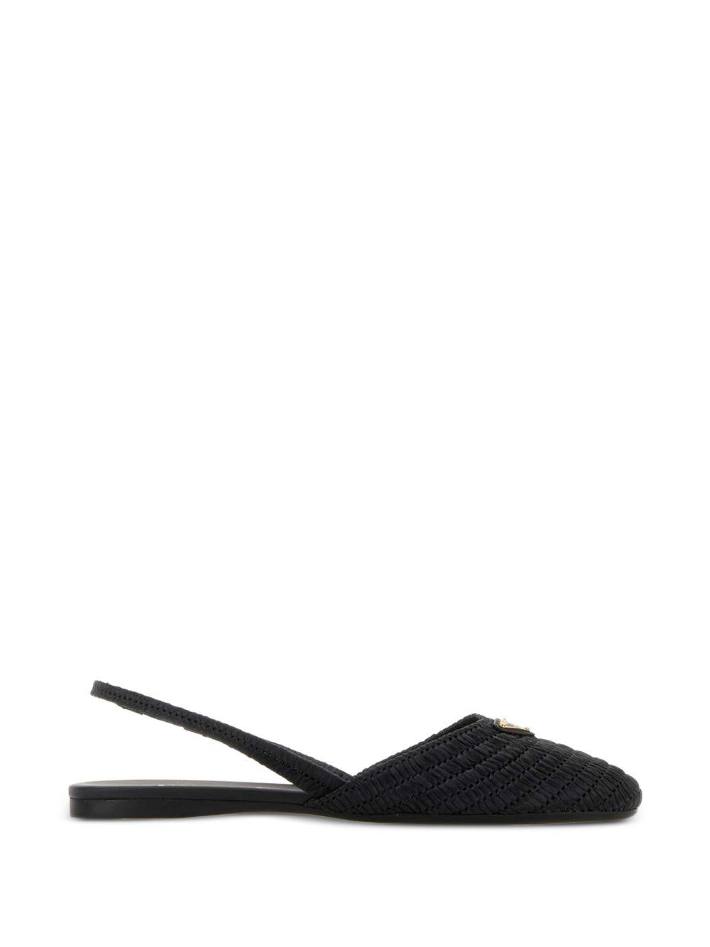 Crochet Slingback Ballerina Flats 1F370O F 005 2ACSF0002 PRADA 