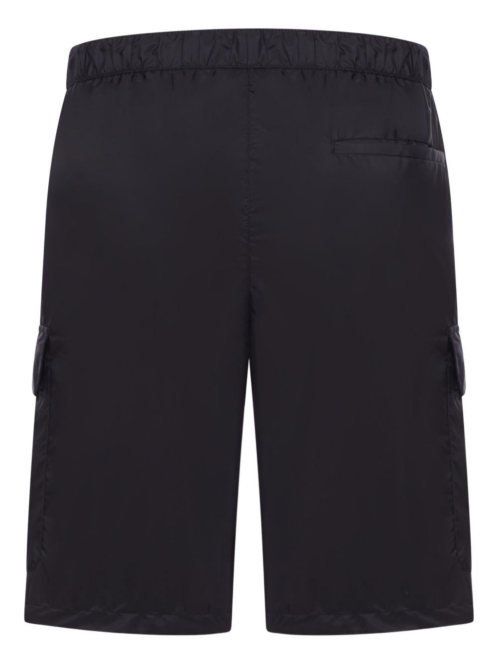 elasticated-waist swim shorts UB380 S OOO 1WQ9F0002 PRADA 
