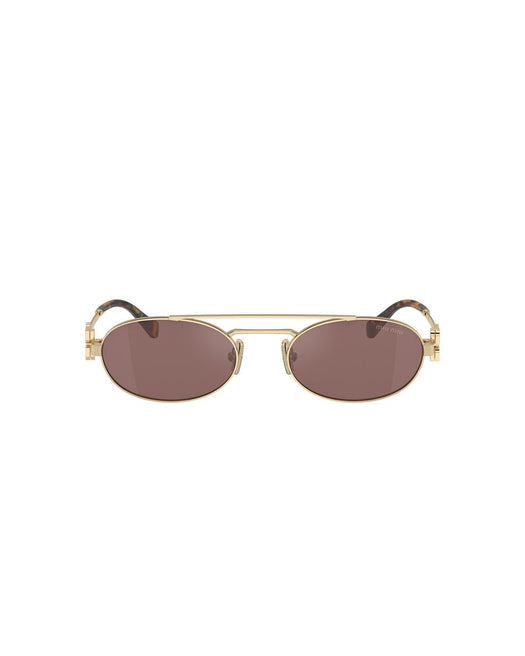 MU 54ZS OVAL-SHAPE SUNGLASSES 400-MU54ZS ZVN70D 53  MIU MIU 