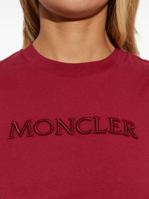 Logo-embroidered T-shirt L10938C00021 89AUO438 MONCLER 