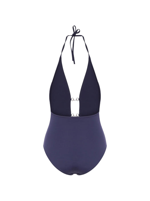 Horsebit-detail swimsuit 853149 XHAK94026 GUCCI 