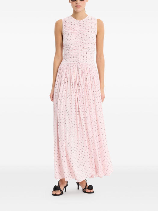 Rouched midi dress 1162443110  ROTATE 