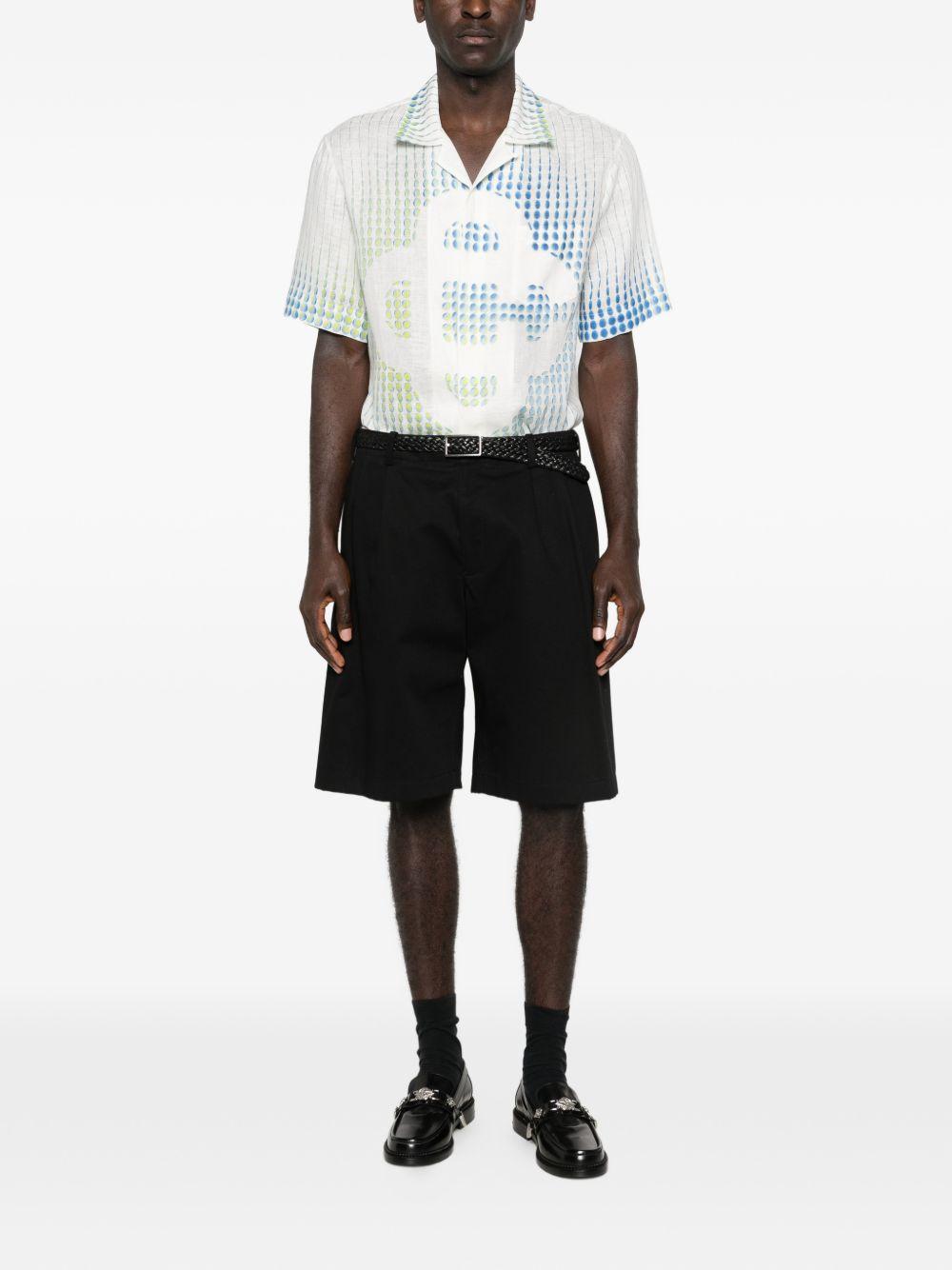 dots cuban-collar graphic shirt M-SP26-SH-003-05 DOTS CASABLANCA 