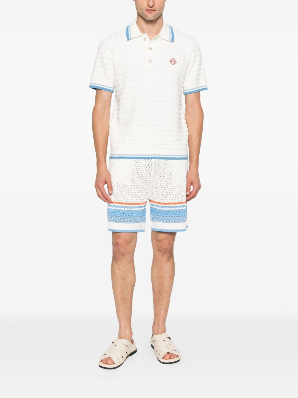 crochet shorts MPF25-KW-1011-01 BLUE MULTI CASABLANCA 