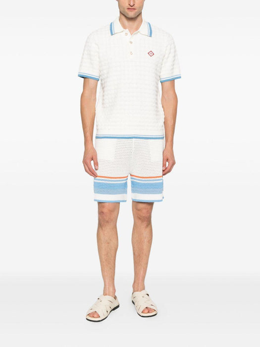 crochet shorts MPF25-KW-1011-01 BLUE MULTI CASABLANCA 