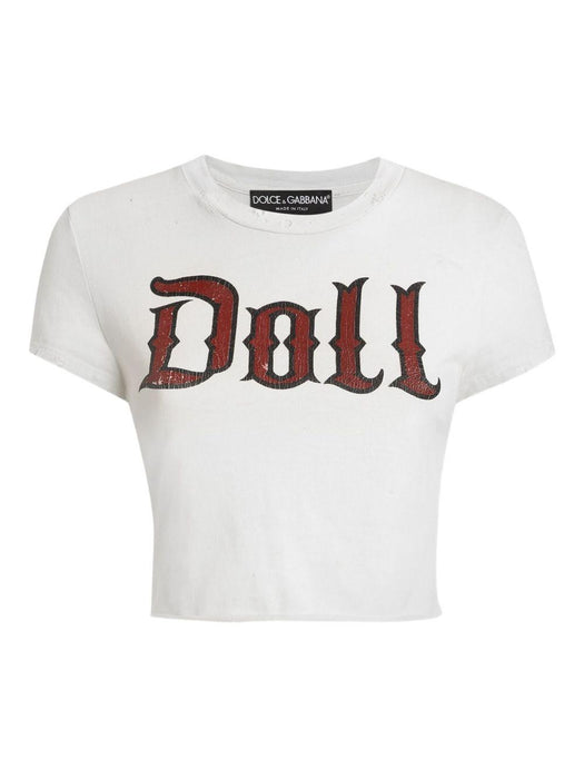 doll-print crop top F8V95T GDDGSS9000 DOLCE & GABBANA 