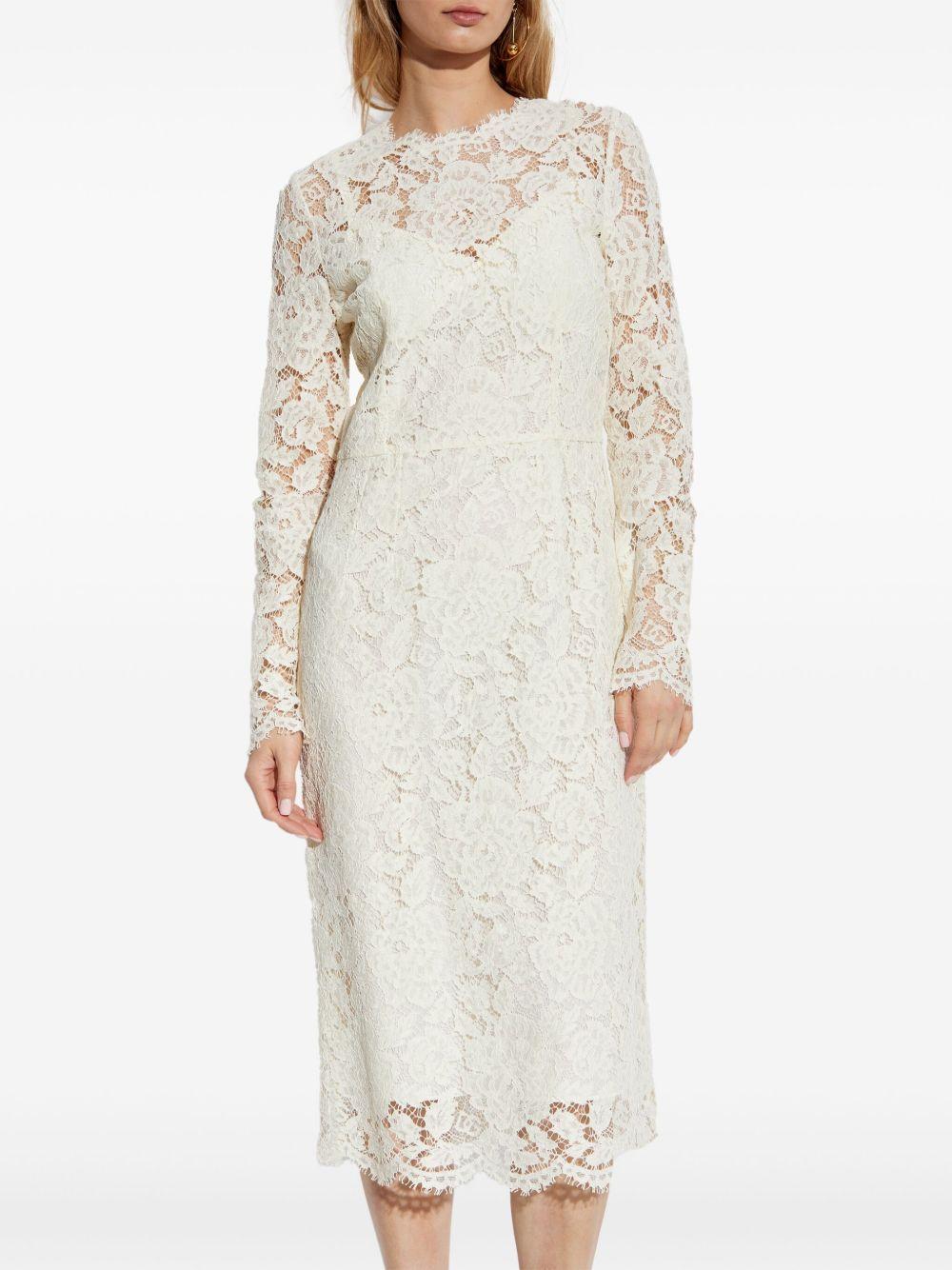 floral-lace midi dress F6M0DT HLM7LW0001 DOLCE & GABBANA 