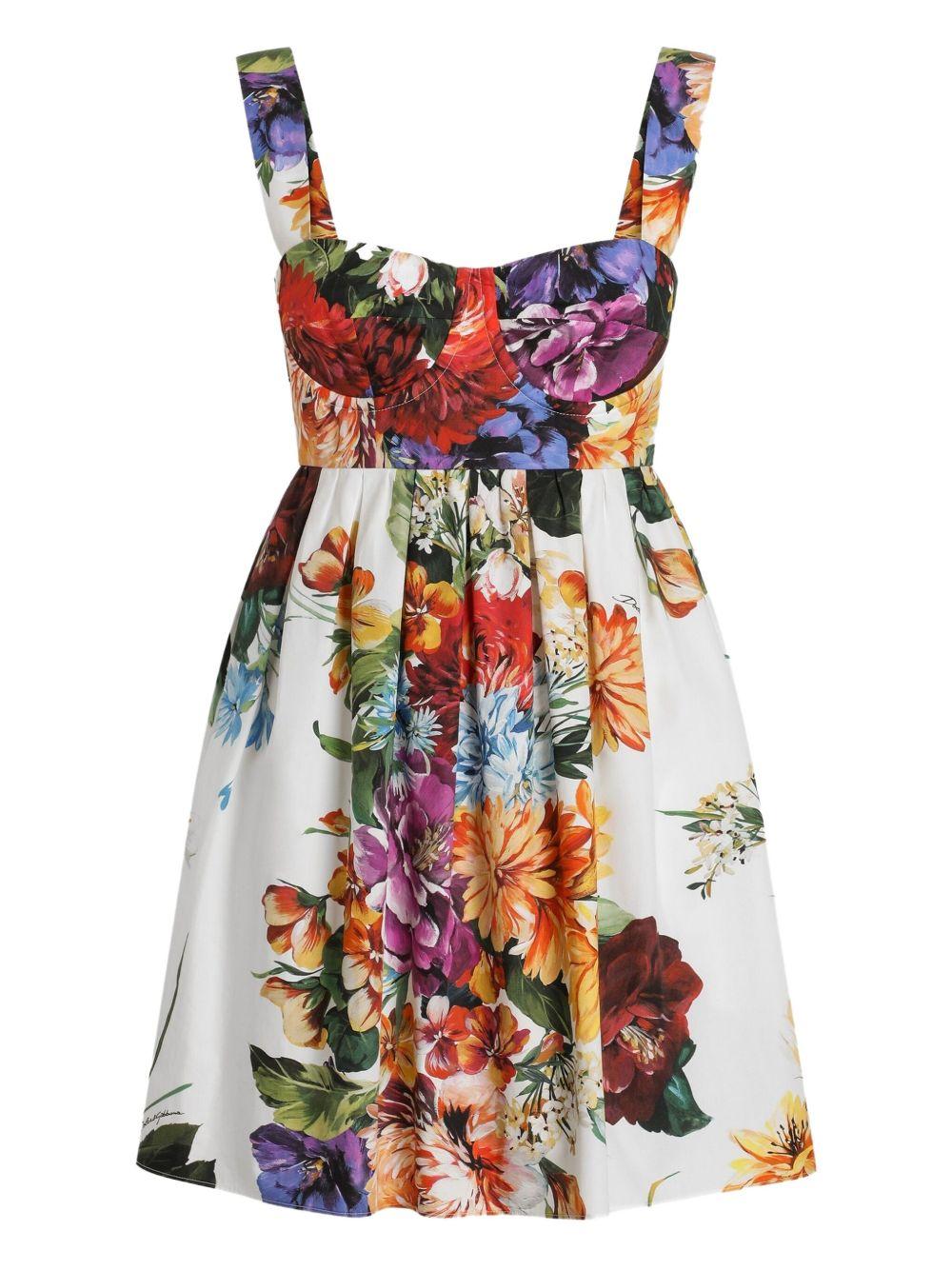 floral-print mini dress F6TZXT HS5TRHA5PC DOLCE & GABBANA 