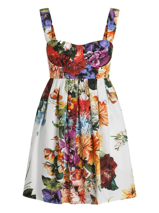 floral-print mini dress F6TZXT HS5TRHA5PC DOLCE & GABBANA 
