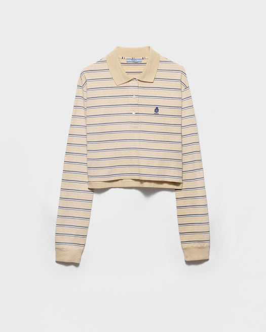 Striped piqué polo shirt 39668R S OOO 19SJF05HE PRADA 