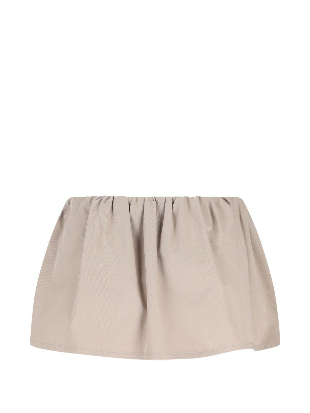 drawstring panel skirt MG2638 S OOO 19CTF0D3K MIU MIU 