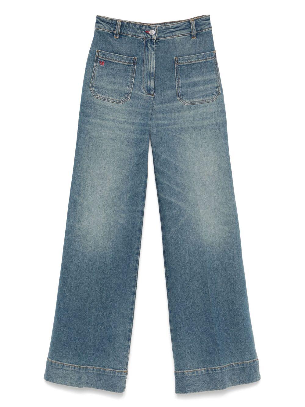 logo-patch jeans 1325DJE005218U 7667 VICTORIA BECKHAM 