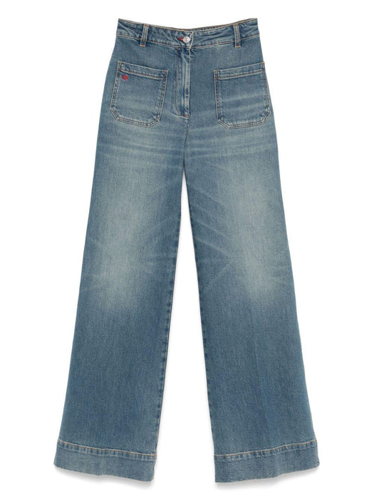 logo-patch jeans 1325DJE005218U 7667 VICTORIA BECKHAM 