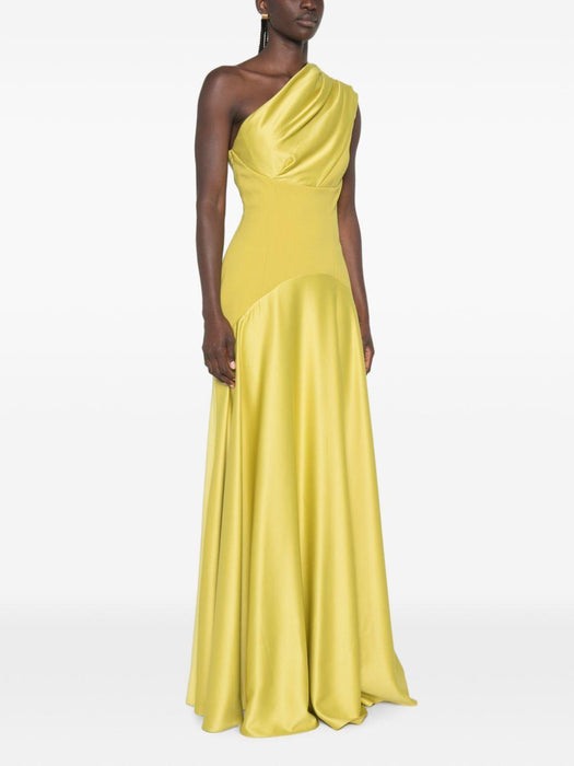 Gabriela Maxi Dres OS48013 CHARTREUSE #318 SOLACE LONDON 