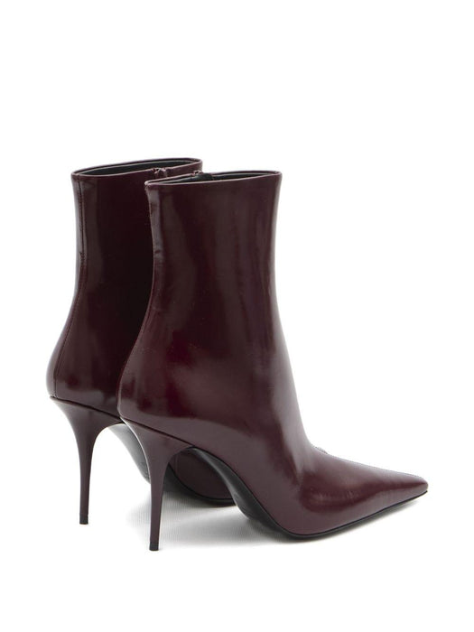 90mm Ashley pointed-toe ankle boots<BR/> 809284 AAEHF6629 SAINT LAURENT 