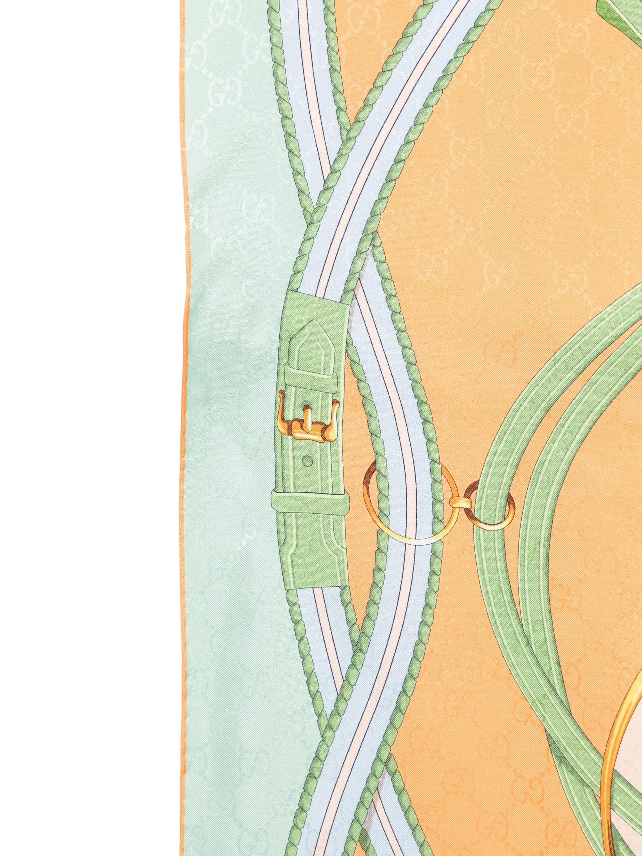 bridle print scarf 767130 3G0093976 GUCCI 