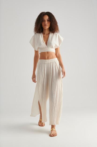 Aelia Pants 193942 IVORY D'ARTEMIDE 