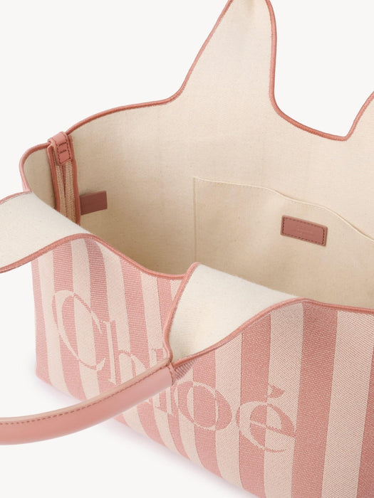 Chloé Stripy east-west tote bag CH26AS767R65 26S CHLOÉ 