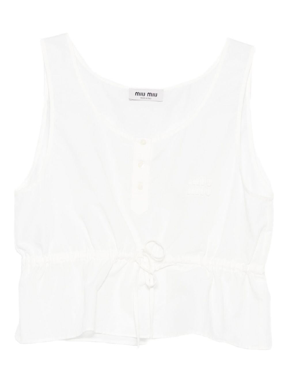 drawstring top MT2165 S OOO 163MF0009 MIU MIU 