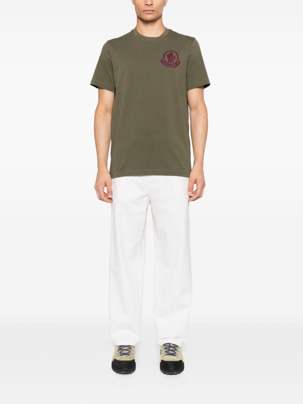 logo-embroidered T-shirt K20918C00057 89AZ9889 MONCLER 