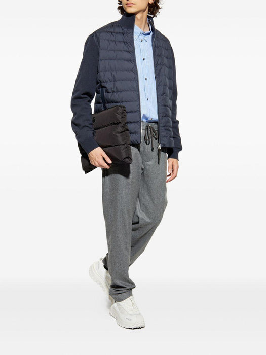 quilted knit panelled cardigan K20919B00033 M4281779 MONCLER 