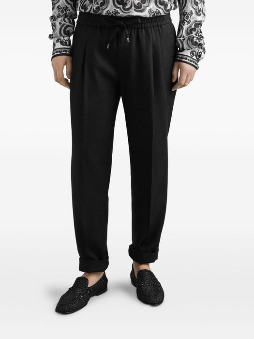 drawstring-waist pleated trousers GP12RZ FU4JBN0000 DOLCE & GABBANA 