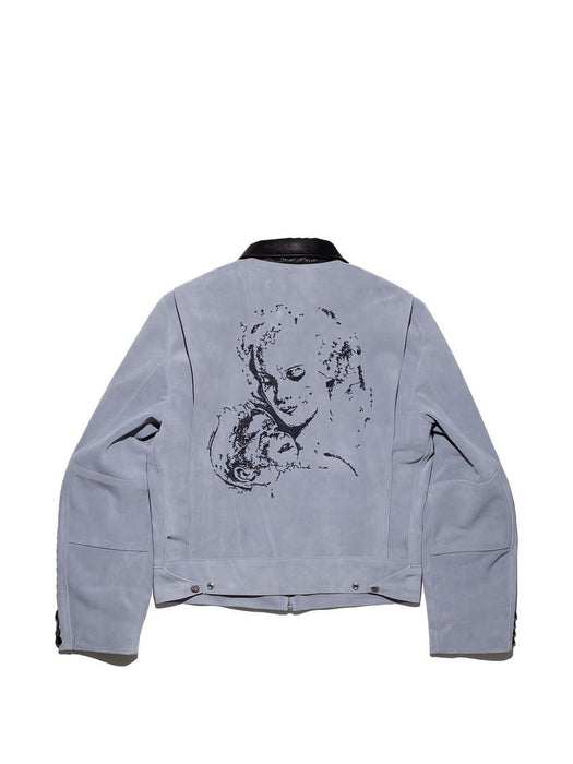 MOTHER/ CHILD JACKET 03-0596 LT GREY / BLACK ENFANTS RICHES DÉPRIMÉS 