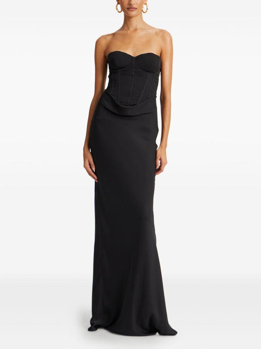 corset maxi dress 114330100 100 ROTATE 