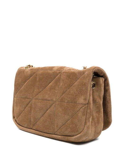 Jamie 4.3 quilted suede shoulder bag<BR/> 806025 1U8073194 SAINT LAURENT 