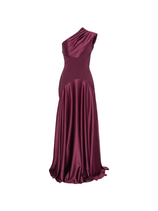 Gabriela Maxi Dress OS48013 GRAPE SOLACE LONDON 