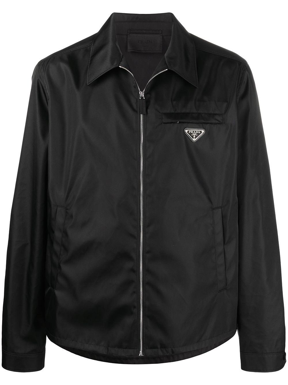 triangle-logo pocket shirt jacket SGB684 S OOO 1WQ8F0002 PRADA 